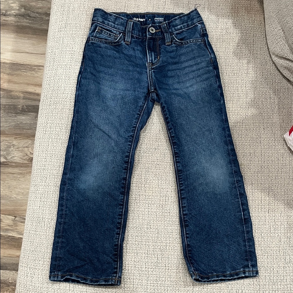 Old Navy Dark Blue Straight Jeans